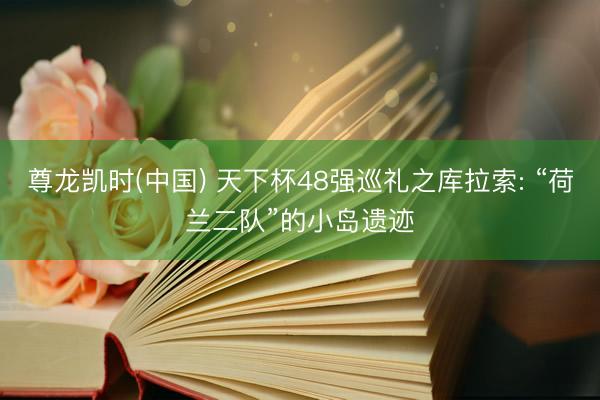 尊龙凯时(中国) 天下杯48强巡礼之库拉索: “荷兰二队”的小岛遗迹